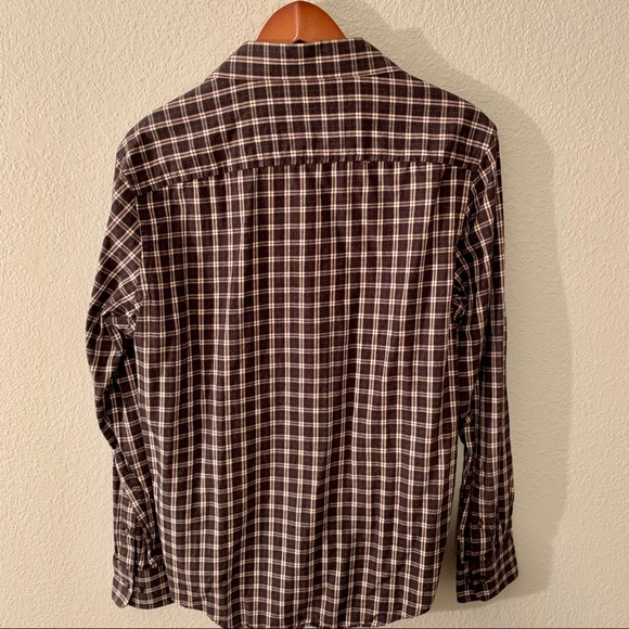 Joseph Abboud Button Down Flannel Shirt - Picture 2 of 3